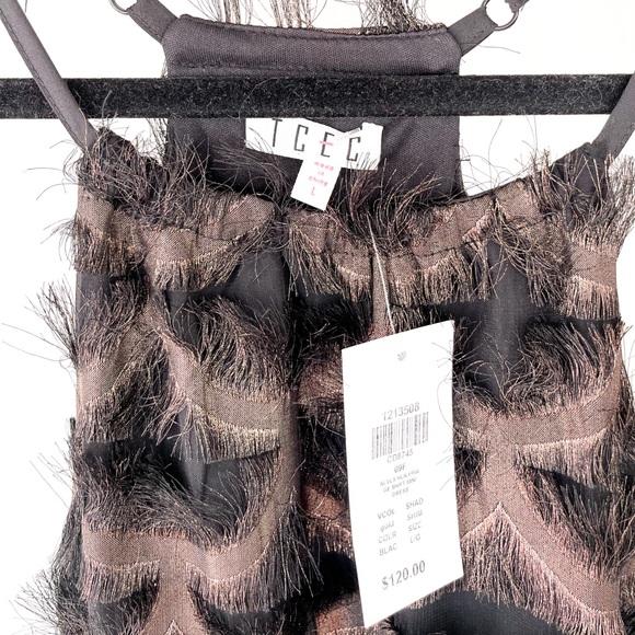 NWT Halter Eyelash Mini Dress - Picture 5 of 6
